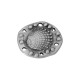 Breloque en Zamak Ronde Irrégulière avec Coquillage 23 mm
