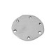 Zamak Charm Irregular Round w/ Shell 23mm