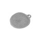 Colgante de Metal Zamak Redondo Iregular Tartaruga 21mm