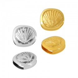 Curseur en Zamak Coquillage 14 x 13 mm Ø 10.2 x 2.2 mm
