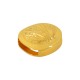 Curseur en Zamak Coquillage 14 x 13 mm Ø 10.2 x 2.2 mm