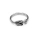 Pewter Finger Ring Arrow 22x6mm