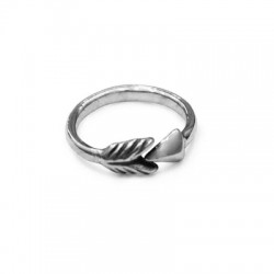 Bague en Étain en Forme de Flèche 22 x 6 mm