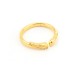 Anillo de Metal Peltre Ajustable con Alas 23x5mm
