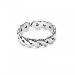Bague en Étain Chaîne 20 x 6 mm
