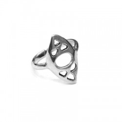 Bague en Étain œil Irrégulier 20 x 23 mm