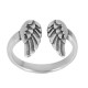 Bague en Étain avec Ailes D'Ange 18 x 14 mm