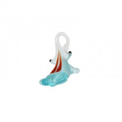 Breloque Grenouille en Verre 12 x 18 mm