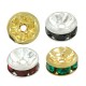 Metal Spacer Rondelle with Strass 5mm Ø1mm