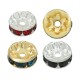 Metal Spacer Rondelle with Strass 7mm Ø1mm