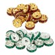 Rondella Distanziatrice in Metallo con Strass 9mm (Ø2mm)