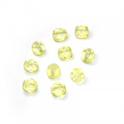 Perle Ronde en Cristal de Bohême Facettée 6 mm