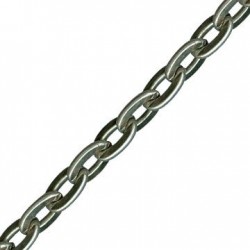 Steel Cable Chain Oval 7.5x10.7mm