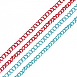 Μεταλλική Ατσάλινη Αλυσίδα Κρίκοι 5.4x4.2mm/1mm