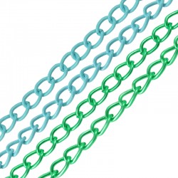 Catena a Maglie Piatte in Acciaio 5x8 Mm/1 mm