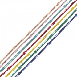 Steel Bar Chain 1.5x0.9mm with 2.2mm Tube