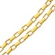 Chaîne Maille Forçat en Acier 5 x 8.4 mm