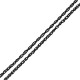 Μεταλλική Ατσάλινη Αλυσίδα Οβάλ Κρίκοι 3x4mm/0.53mm