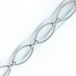 Μεταλλική Μπρούτζινη Αλυσίδα Οβάλ 8x15mm