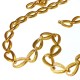 Cadena de Latón Lagrima 10x5mm