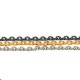 Catena in Ottone a Semicerchi 3mm