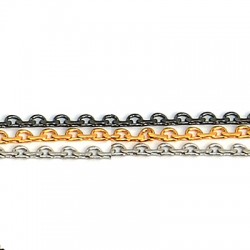 Brass Chain Semicircle 3mm