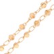 Brass Chain with Round Beads 3x7mm