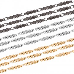 Μεταλλική Μπρούτζινη Αλυσίδα 3x11mm