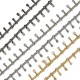 Brass Chain 1.5x2mm with Hanging Parts