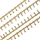 Brass Chain 1.5x2mm with Hanging Parts