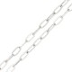 Μεταλλική Μπρούτζινη Αλυσίδα Οβάλ 3.3x7.5mm/0.53mm