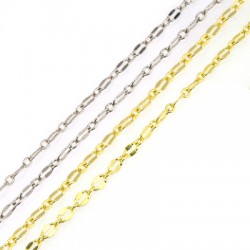 Μεταλλική Μπρούτζινη Αλυσίδα 2x3.8mm/1.5x2.1mm