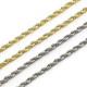 Catena in Ottone Contorta 3mm