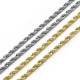 Brass Rope Chain 4mm