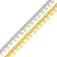 Catena in Ottone Charms Rotondi 3mm