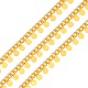 Catena in Ottone Charms Rotondi 3mm