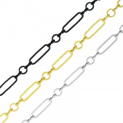 Μεταλλική Μπρούτζινη Αλυσίδα 4.5x15mm & 6mm