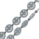 Brass Chain Round Smiley Face 8mm