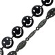 Brass Chain Round Smiley Face 8mm