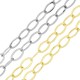 Chaîne Câble en Laiton Ovale 4.8 x 7.8 Mm/0.5 mm
