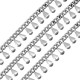 Cadena de Metal Latón con Gotas 3,2x4,8mm