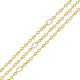 Catena in Ottone con Palladio ~1.7x2mm/0.4mm