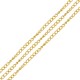 Catena in Ottone con Palladio ~1.7x2.4mm/0.4mm
