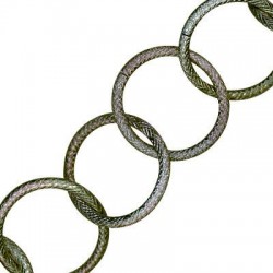 Catena in Alluminio a Cerchi Rotondi (Spessore 3.1mm x 31pz)