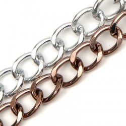 Aluminium Curb Chain 22x17mm/3.5mm