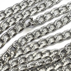 Aluminium Curb Chain 7.5x12mm/2mm