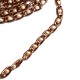 Αλυσίδα Αλουμινίου με Πέρλες ABS 4mm 7x13mm