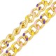 Aluminium Curb Enameled Chain 11x14mm/2mm