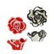 Perle en pâte Polymère Fleur rose 20 mm