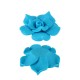 Pendentif Fleur en pâte Polymère avec 4 Trous 40 mm